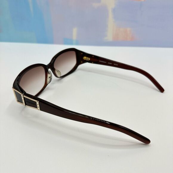 Vintage Givenchy Brown Rhinestone Adorned Sunglasses main image 10